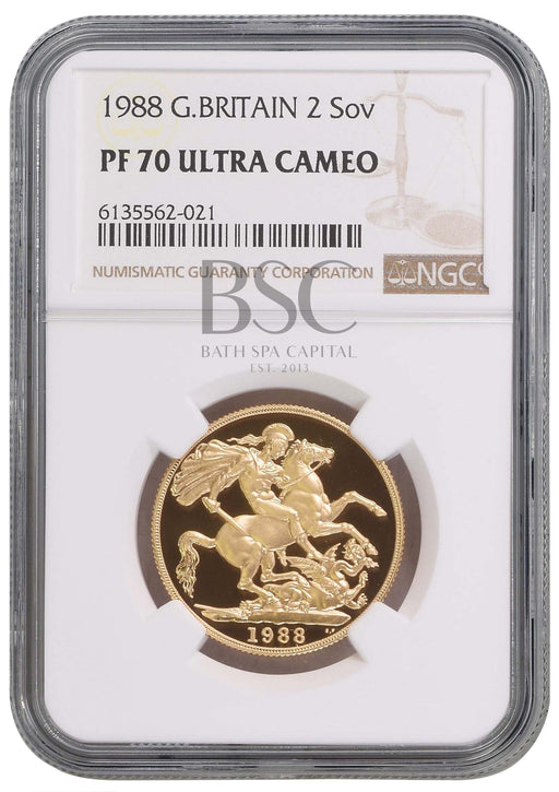 Elizabeth II, 2010 Gold Proof Double Sovereign/Two Pounds NGC PF70 Ultra Cameo