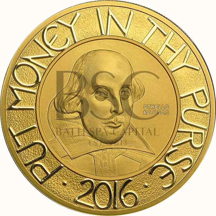 Elizabeth II, 2016 Gold Proof Twenty Five Pounds