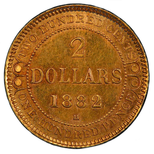 Canada, Newfoundland, Victoria, 1882-H Two Dollars PCGS MS62