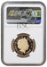 Elizabeth II, 2009 Gold Proof "EU 25th Anniversary" Piedfort Fifty Pence NGC PF70 Ultra Cameo