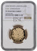 Elizabeth II, 2009 Gold Proof "EU 25th Anniversary" Piedfort Fifty Pence NGC PF70 Ultra Cameo