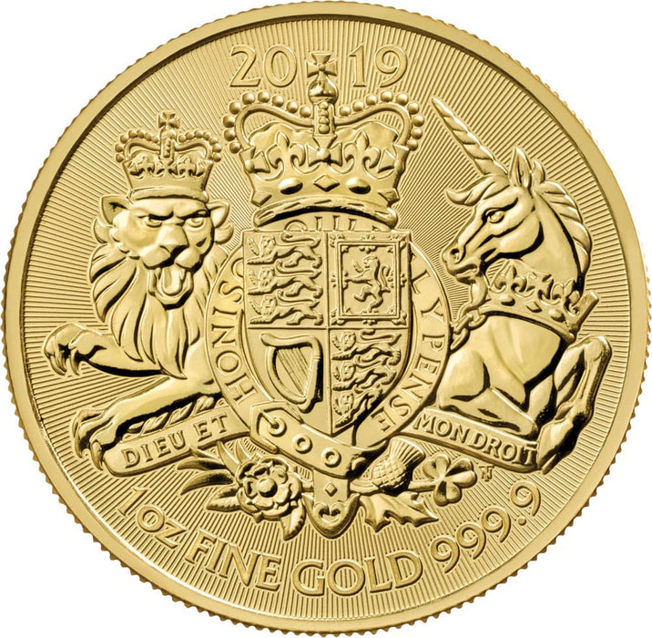Elizabeth II, 2019 Gold One Hundred Pounds NGC MS69