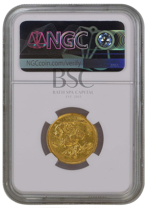 George IV, 1824 Gold Sovereign NGC AU55
