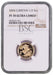 Elizabeth II, 2004 Gold Proof Half Sovereign NGC PF70 Ultra Cameo