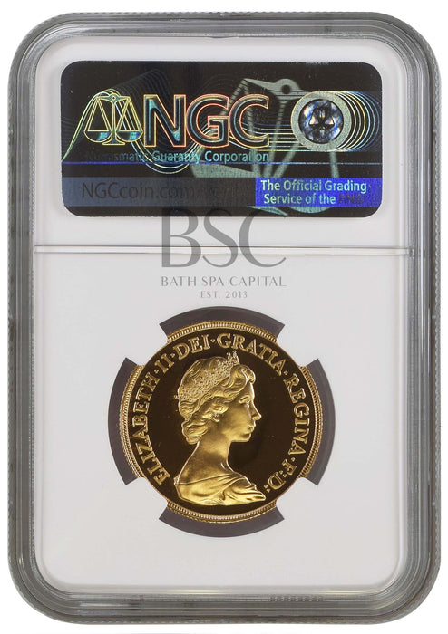 Elizabeth II, 1983 Gold Proof Double Sovereign/Two Pounds NGC PF70 Ultra Cameo