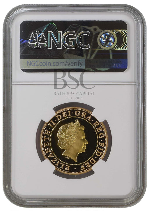 Elizabeth II, 1999 Gold Proof "Rugby World Cup" Two Pounds NGC PF70 Ultra Cameo