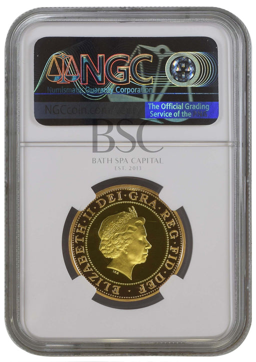 Elizabeth II, 2001 Gold Proof "Marconi Telegraph" Two Pounds NGC PF67 Ultra Cameo