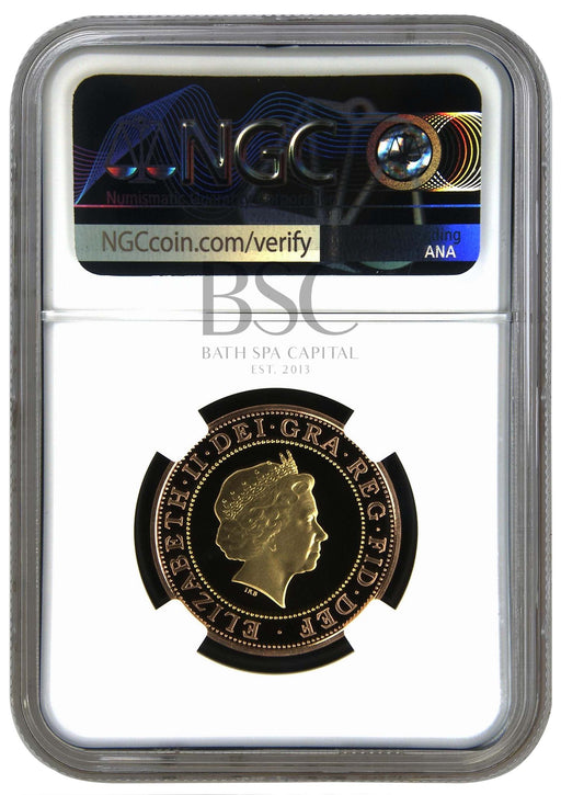 Elizabeth II, 2001 Gold Proof "Marconi Telegraph" Two Pounds NGC PF70 Ultra Cameo