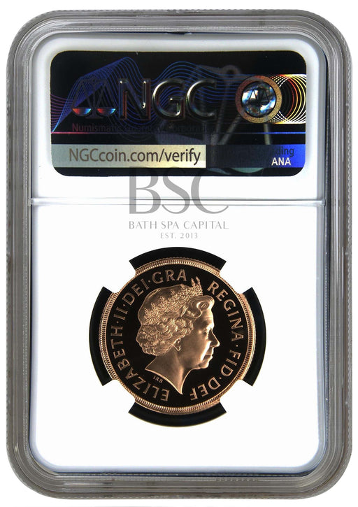 Elizabeth II, 2003 Gold Proof Double Sovereign/Two Pounds NGC PF70 Ultra Cameo