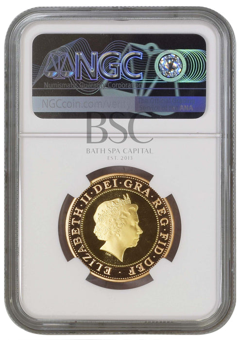 Elizabeth II, 1999 Gold Proof "Rugby World Cup" Two Pounds NGC PF70 Ultra Cameo