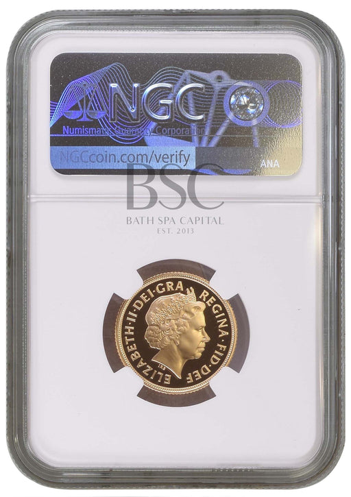 Elizabeth II, 2006 Gold Proof Sovereign NGC PF70 Ultra Cameo