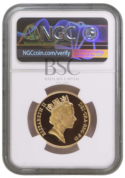 Elizabeth II, 1985 Gold Proof Double Sovereign/Two Pounds NGC PF68 Ultra Cameo