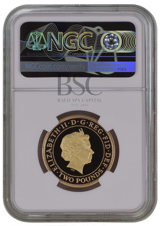 Elizabeth II, 2007 Gold Proof "Abolition of the Slave Trade" Two Pounds NGC PF70 Ultra Cameo