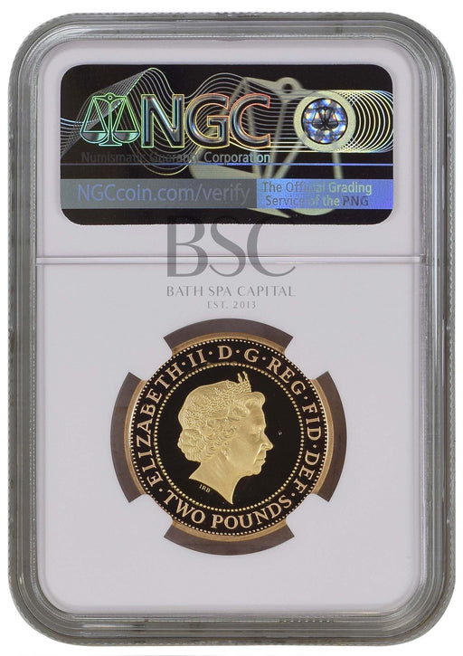Elizabeth II, 2007 Gold Proof "Abolition of the Slave Trade" Two Pounds NGC PF69 Ultra Cameo