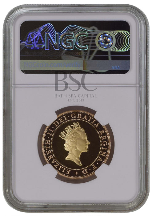 Elizabeth II, 1997 Gold Proof "Technology" Two Pounds NGC PF70 Ultra Cameo