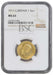 George V, 1911 Gold Sovereign NGC MS63