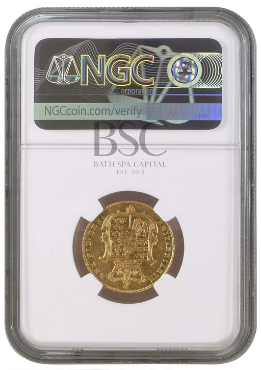 George IV, 1830 Gold Sovereign NGC AU55